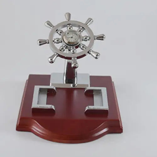 VWG-5288- Ship inspired Wooden Clock - simple